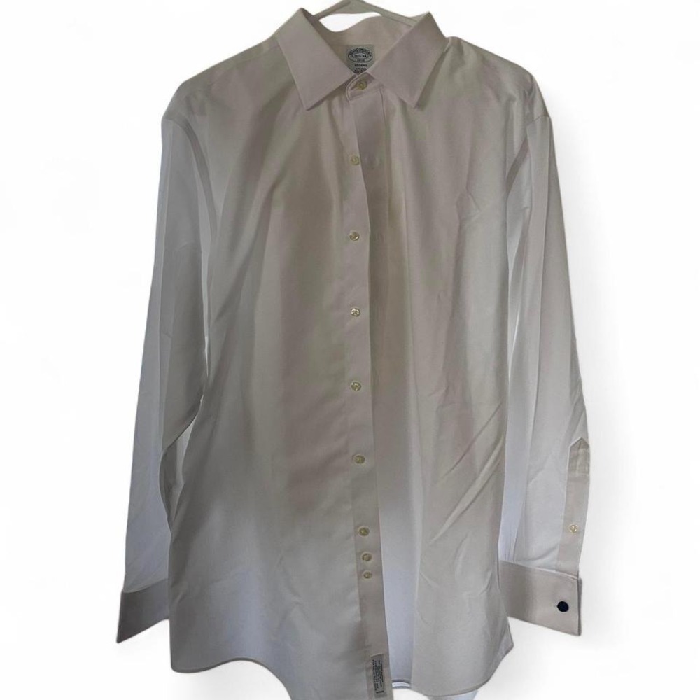Brooks Brothers Regent white button down shirt